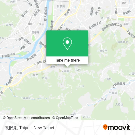 矓眼湖 map