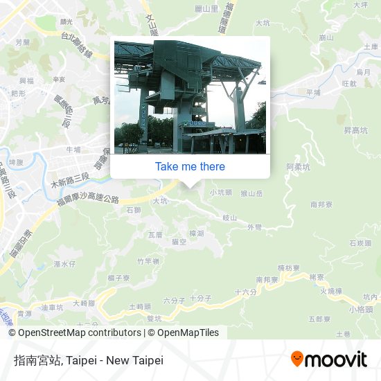 指南宮站 map