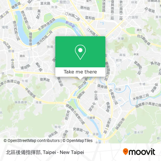 北區後備指揮部 map