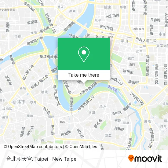 台北朝天宮地圖