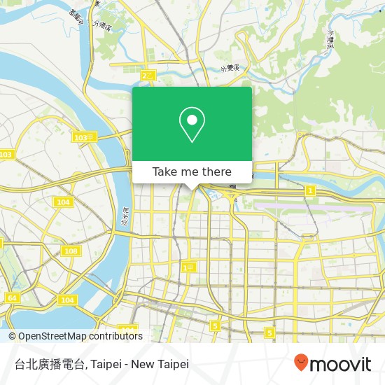 台北廣播電台 map