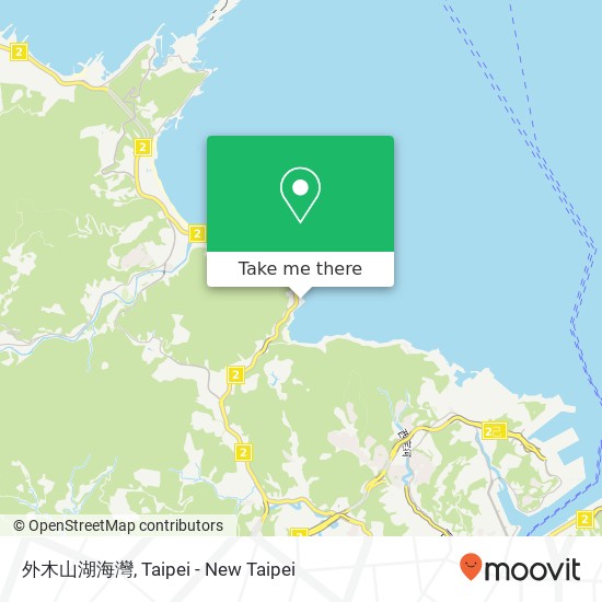 外木山湖海灣 map