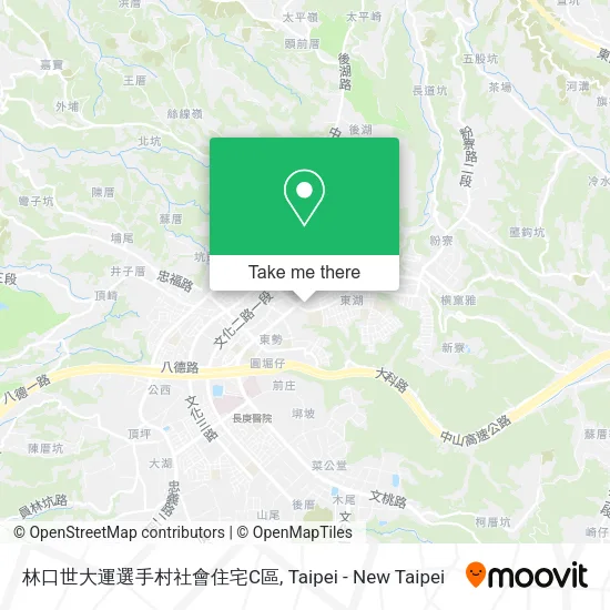林口世大運選手村社會住宅C區地圖