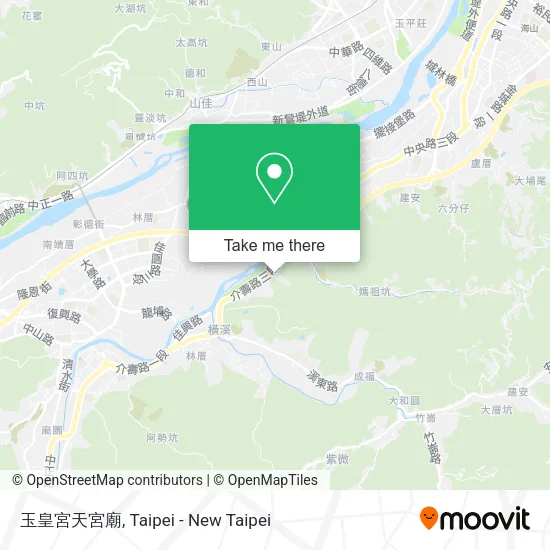 玉皇宮天宮廟地圖