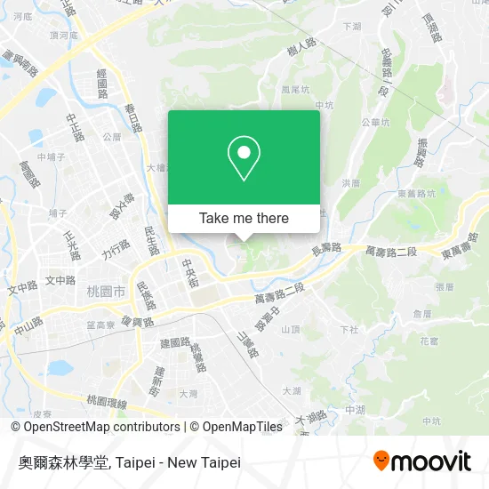 奧爾森林學堂地圖