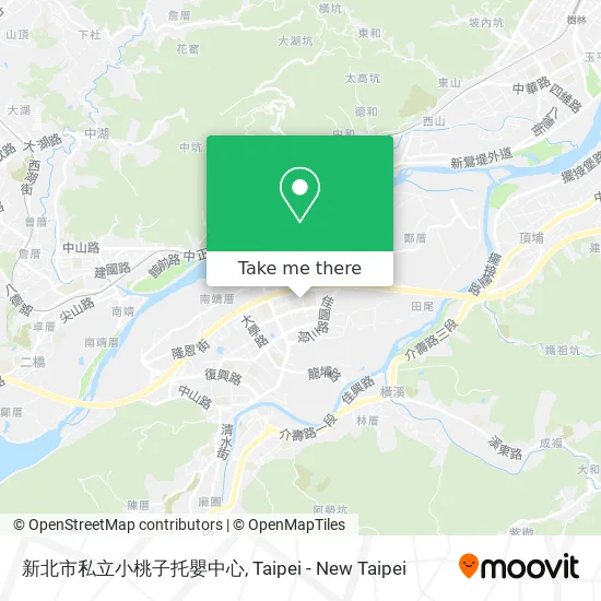 新北市私立小桃子托嬰中心地圖