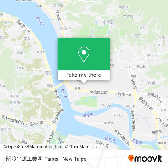關渡平原工業區地圖