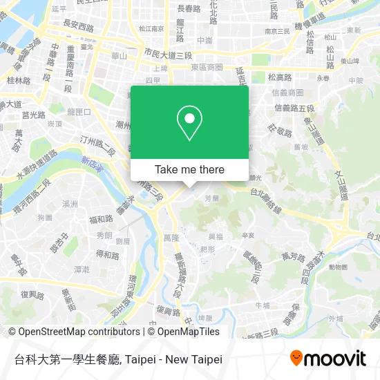 台科大第一學生餐廳地圖