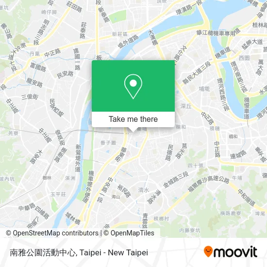 南雅公園活動中心地圖