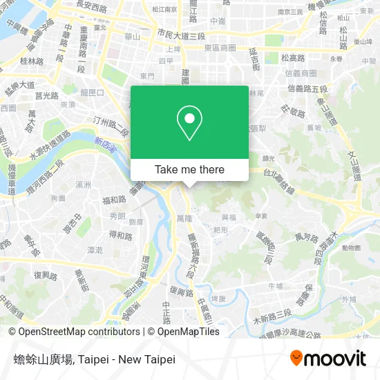 蟾蜍山廣場地圖