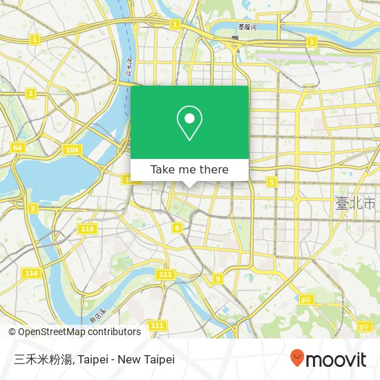 三禾米粉湯 map