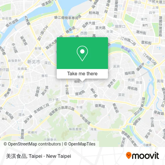 美淇食品 map
