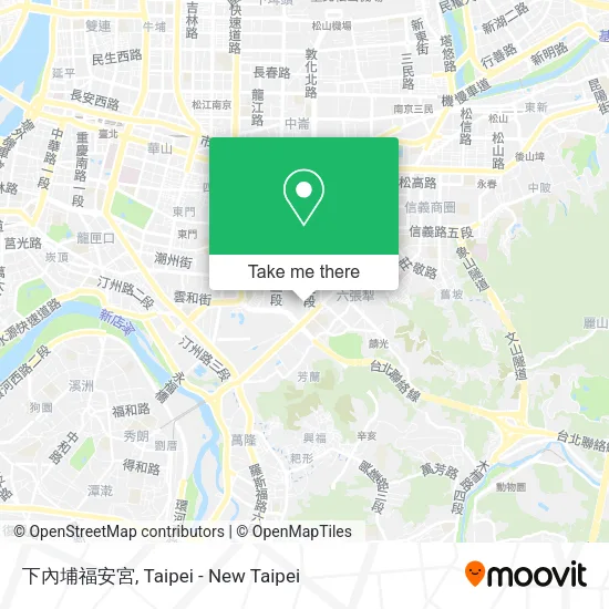 下內埔福安宮地圖