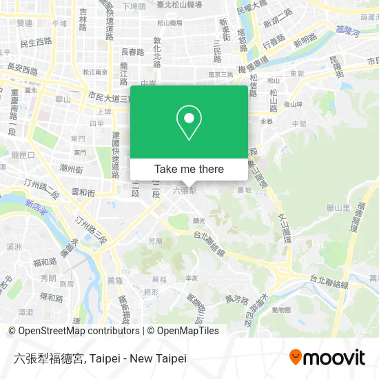 六張犁福德宮地圖