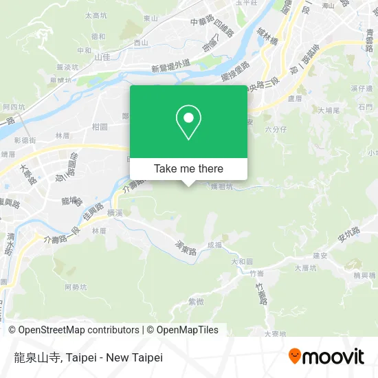 龍泉山寺地圖