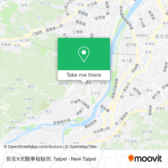 長安X光醫事檢驗所地圖