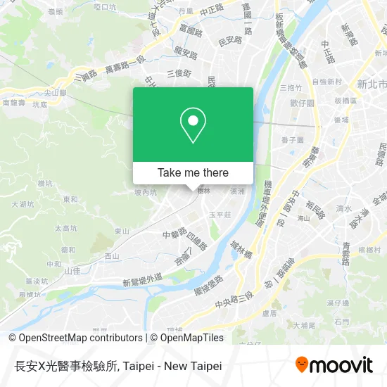 長安X光醫事檢驗所地圖