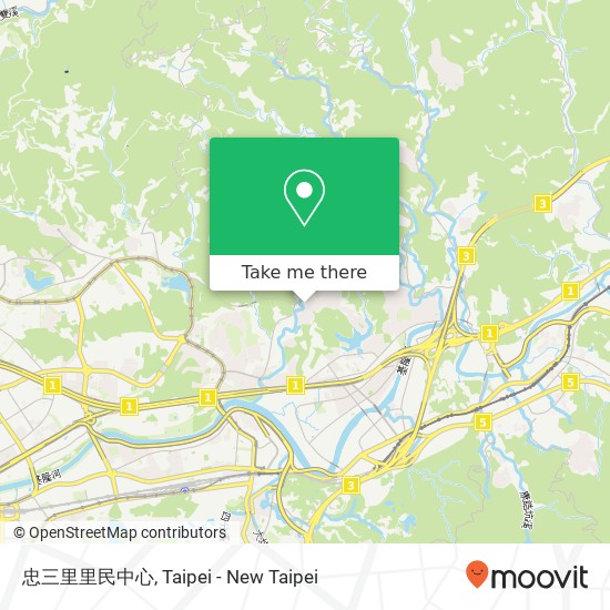 忠三里里民中心 map