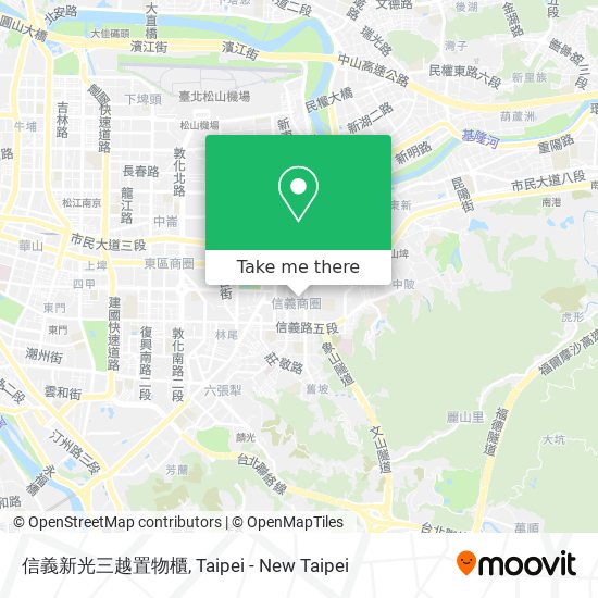 信義新光三越置物櫃 map