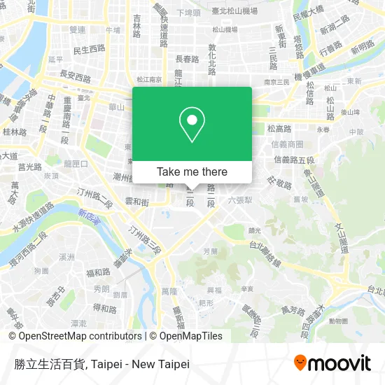 勝立生活百貨地圖