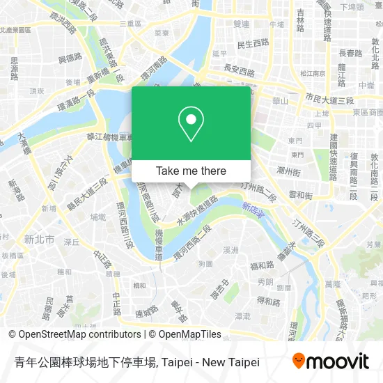 青年公園棒球場地下停車場地圖