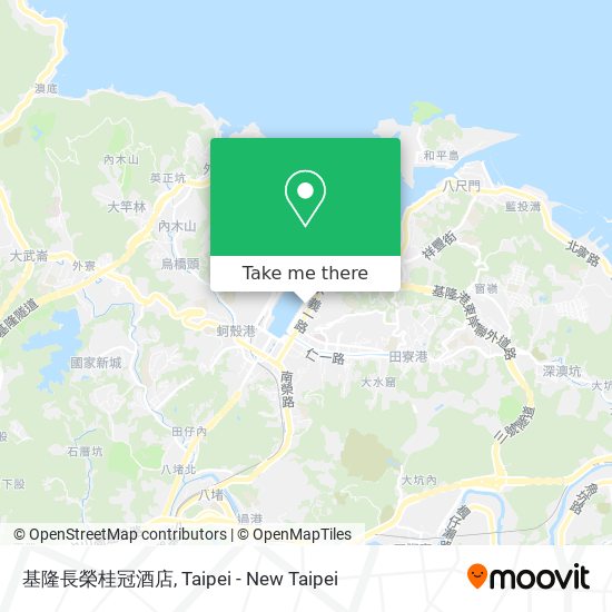 基隆長榮桂冠酒店 map