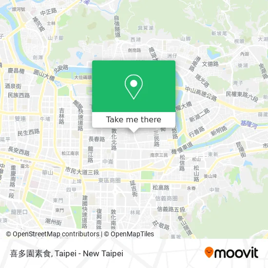 喜多園素食 map