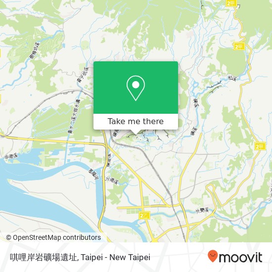 唭哩岸岩礦場遺址 map