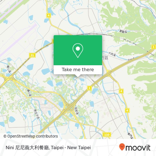 Nini 尼尼義大利餐廳 map