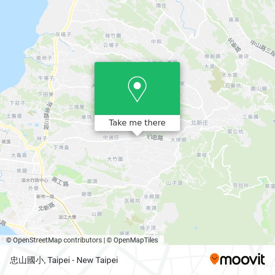 忠山國小 map