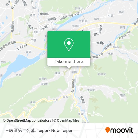 三峽區第二公墓 map