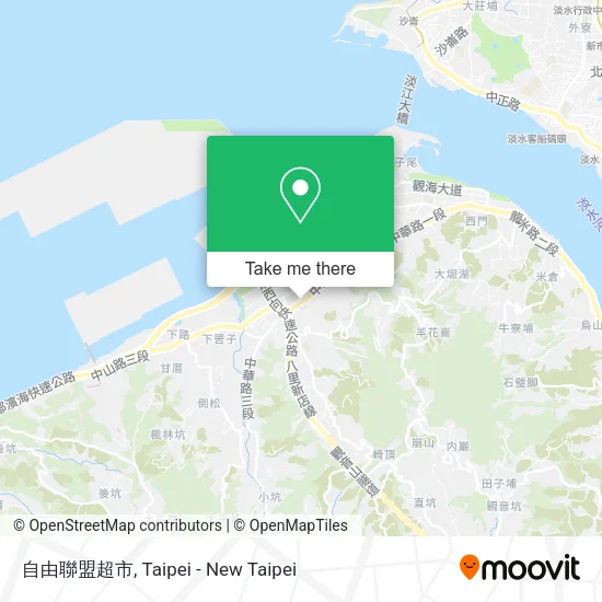 自由聯盟超市 map