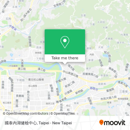 國泰內湖健檢中心 map
