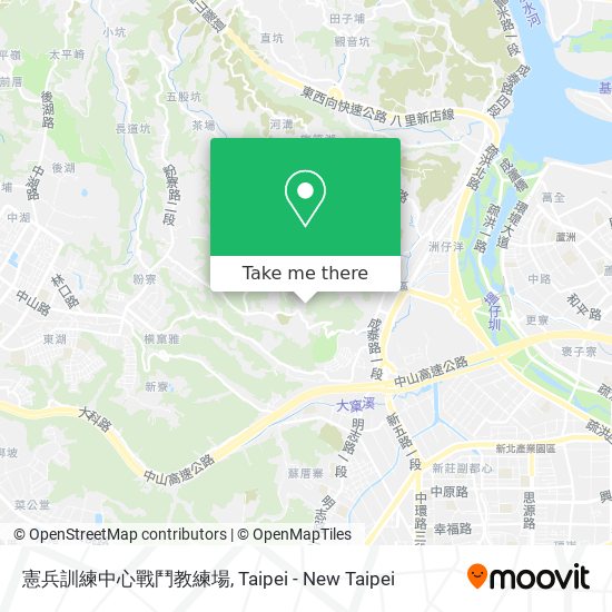 憲兵訓練中心戰鬥教練場 map