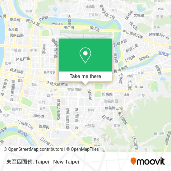 東區四面佛地圖