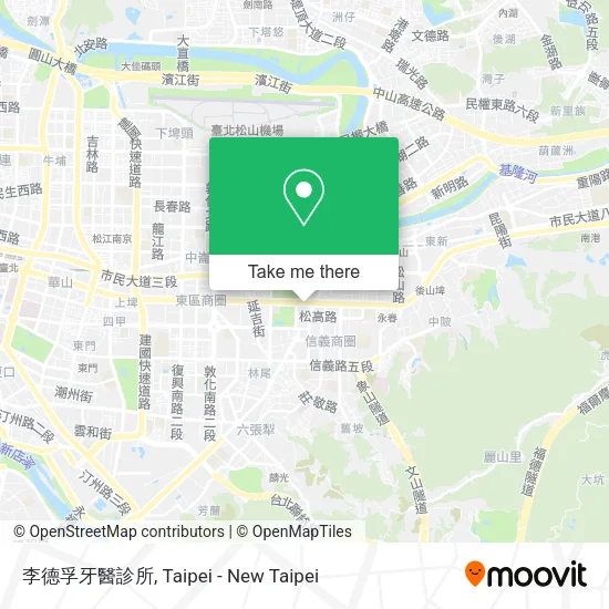 李德孚牙醫診所地圖