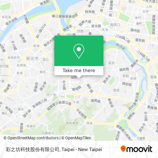 彩之坊科技股份有限公司 map