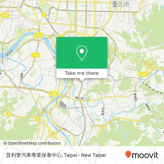 普利擎汽車專業保養中心 map