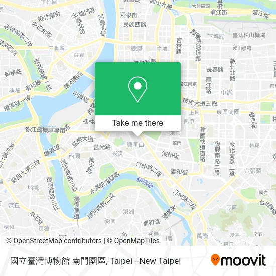 國立臺灣博物館 南門園區地圖