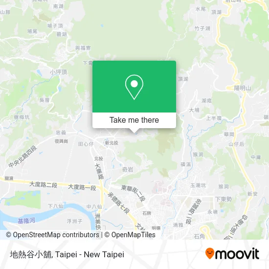 地熱谷小舖地圖