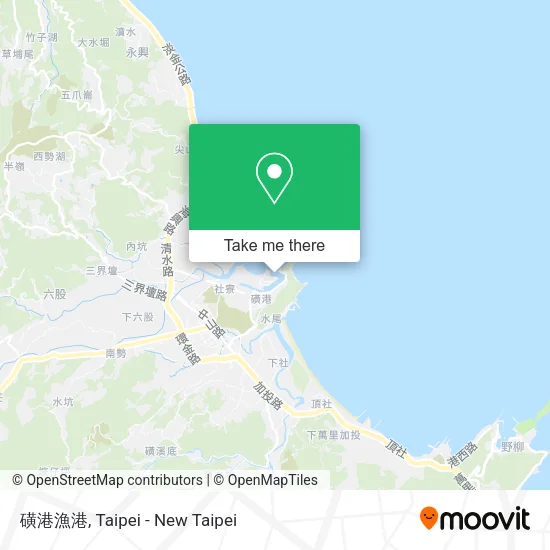 磺港漁港地圖