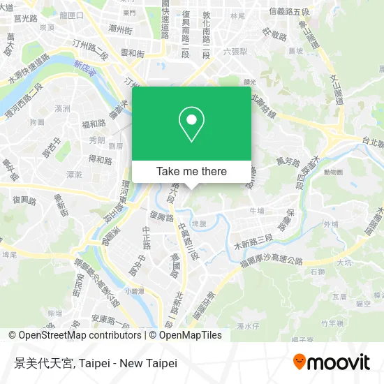 景美代天宮 map