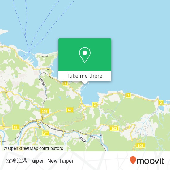 深澳漁港 map