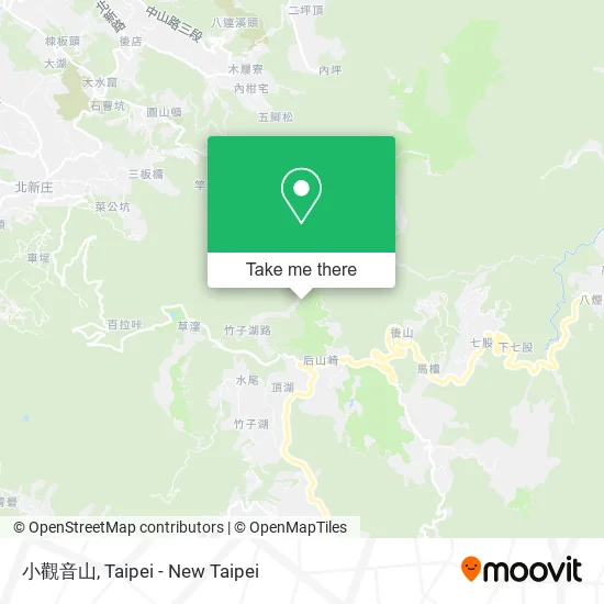 小觀音山 map