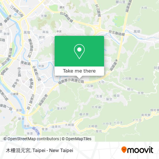 木柵混元宮 map