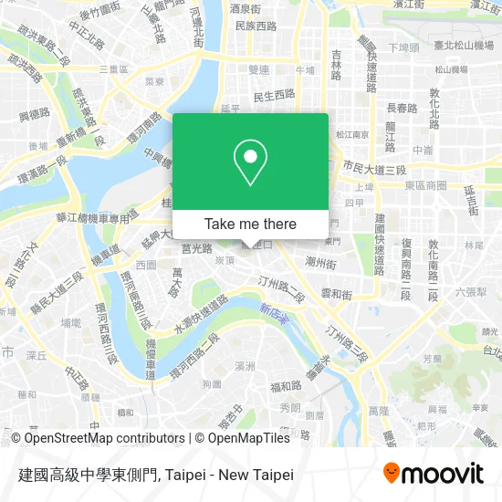 建國高級中學東側門地圖