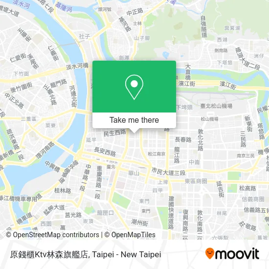 原錢櫃Ktv林森旗艦店地圖