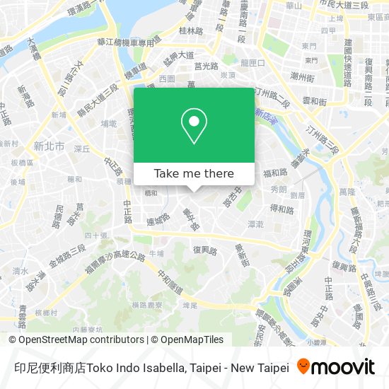 印尼便利商店Toko Indo Isabella map