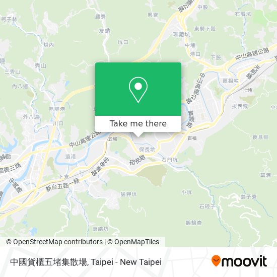 中國貨櫃五堵集散場 map