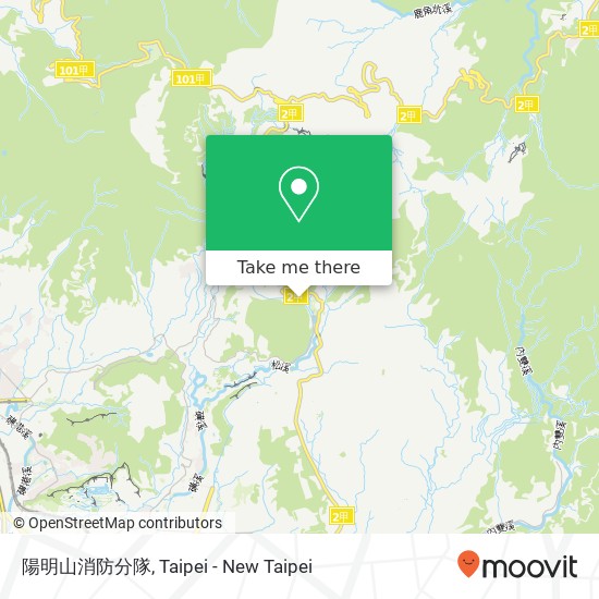 陽明山消防分隊 map